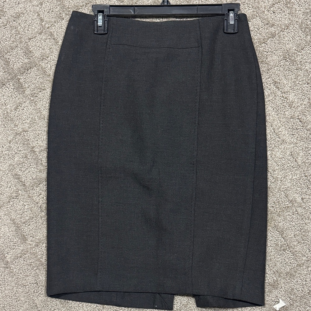 LOFT Charcoal Pencil Skirt